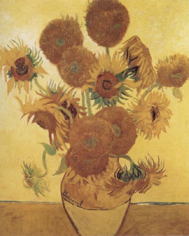 Vincent Van Gogh Sunflowers China oil painting art